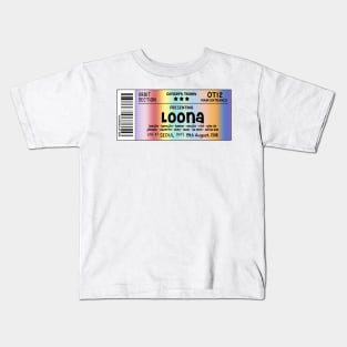 LOONA Concert Ticket Kids T-Shirt